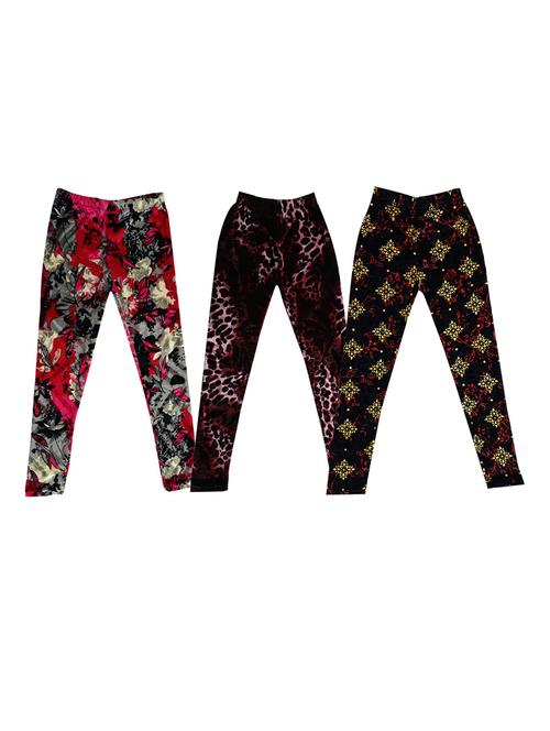 pack of 3 printed legging - 19588136 - Very Small Image - 1