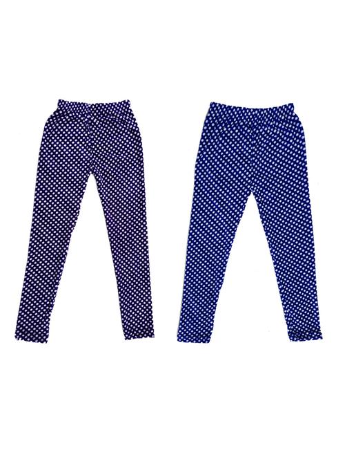 girls printed velvet leggings combo - 19588178 - Very Small Image - 1