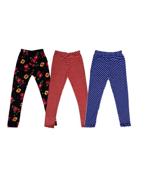 girls printed velvet leggings combo - 19588212 - Very Small Image - 1