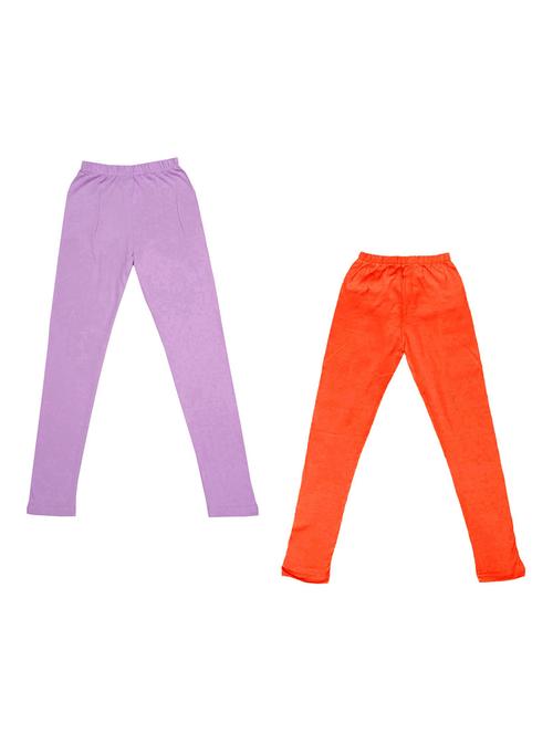 girls mid rise leggings combo - 19588688 - Very Small Image - 1