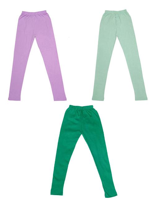 girls mid rise leggings combo - 19588723 - Very Small Image - 1