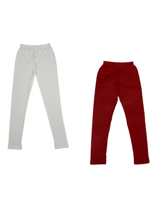 girls mid rise leggings combo - 19588753 - Very Small Image - 1
