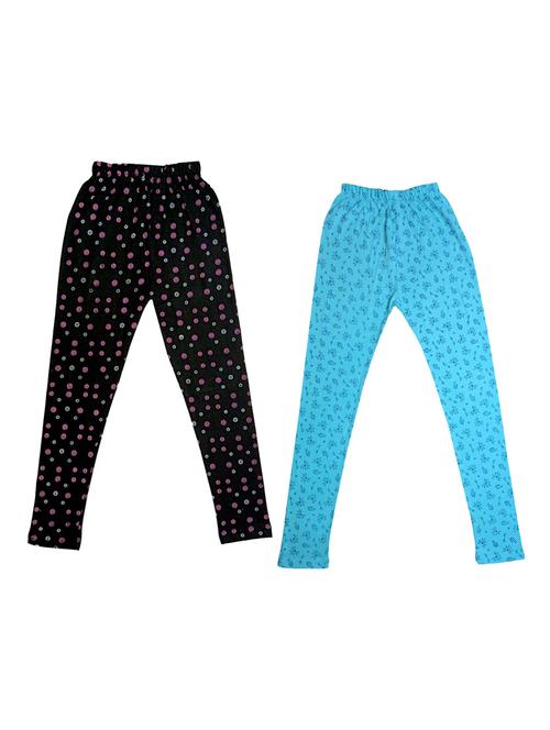 girls mid rise leggings combo - 19588781 - Very Small Image - 1