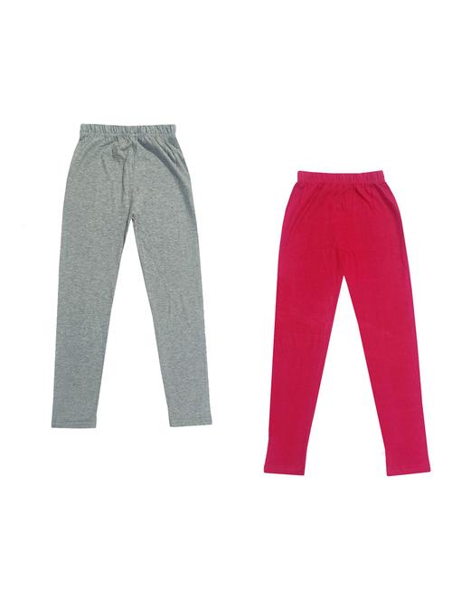 girls mid rise leggings combo - 19588783 - Very Small Image - 1