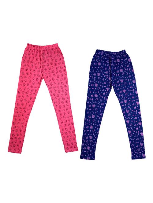 girls mid rise leggings combo - 19588802 - Very Small Image - 1