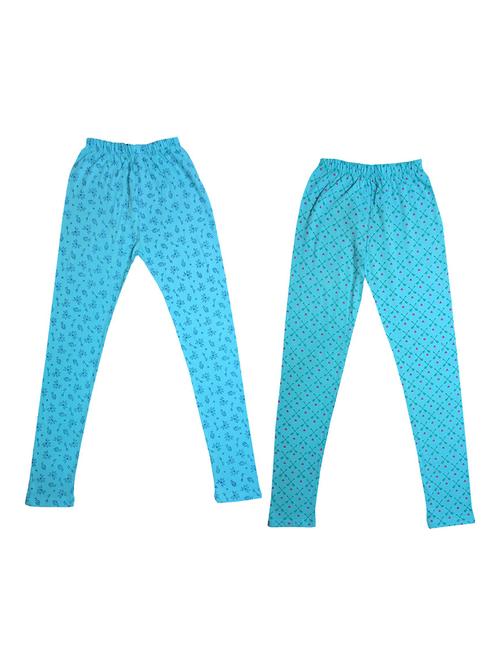 girls mid rise leggings combo - 19588812 - Very Small Image - 1