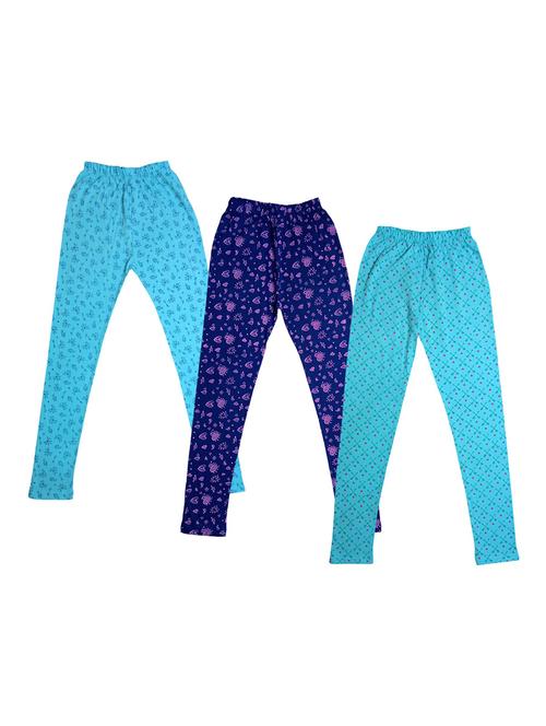 girls mid rise leggings combo - 19588819 - Very Small Image - 1