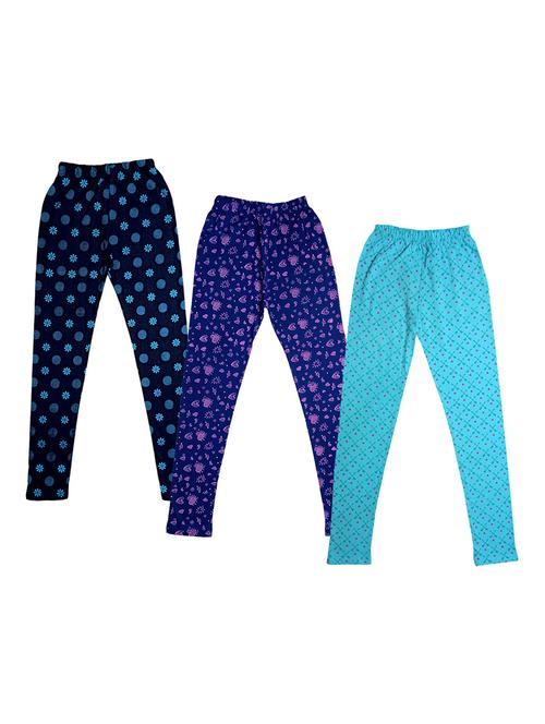 girls mid rise leggings combo - 19588821 - Very Small Image - 1