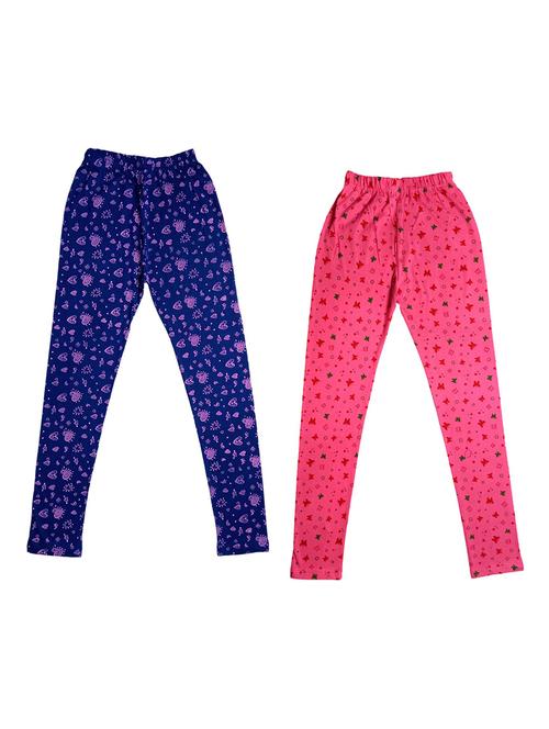 girls mid rise leggings combo - 19588836 - Very Small Image - 1