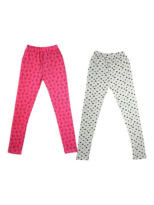 girls mid rise leggings combo - 19588851 - Very Small Image - 1