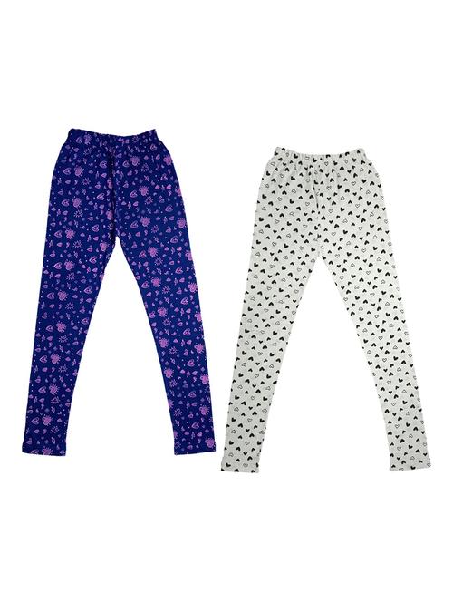 girls mid rise leggings combo - 19588854 - Very Small Image - 1