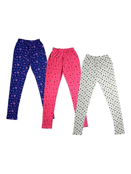 girls mid rise leggings combo - 19588867 - Very Small Image - 1