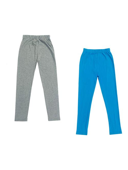 girls mid rise leggings combo - 19588871 - Very Small Image - 1