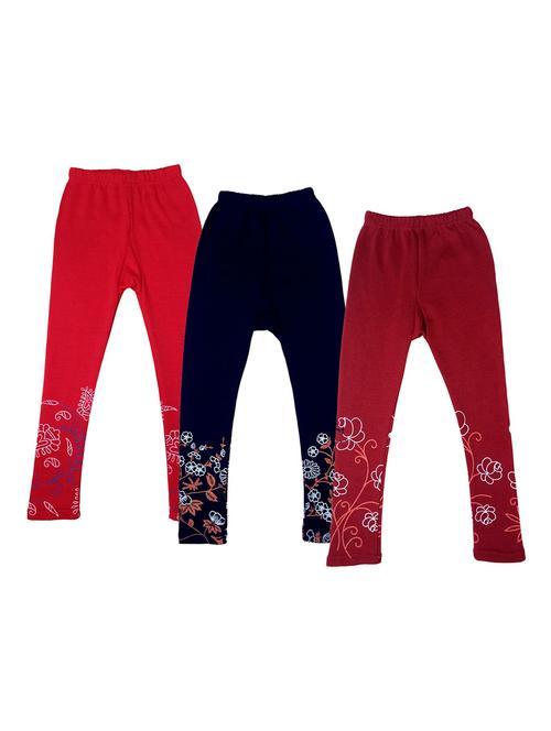 girls mid rise leggings combo - 19588884 - Very Small Image - 1