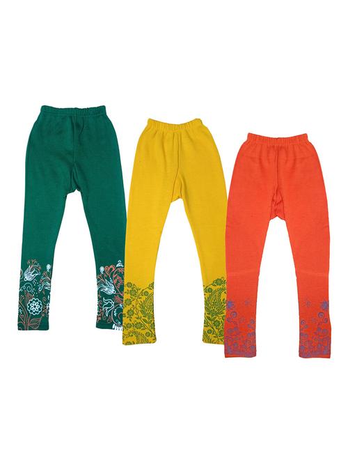 girls mid rise leggings combo - 19588910 - Very Small Image - 1
