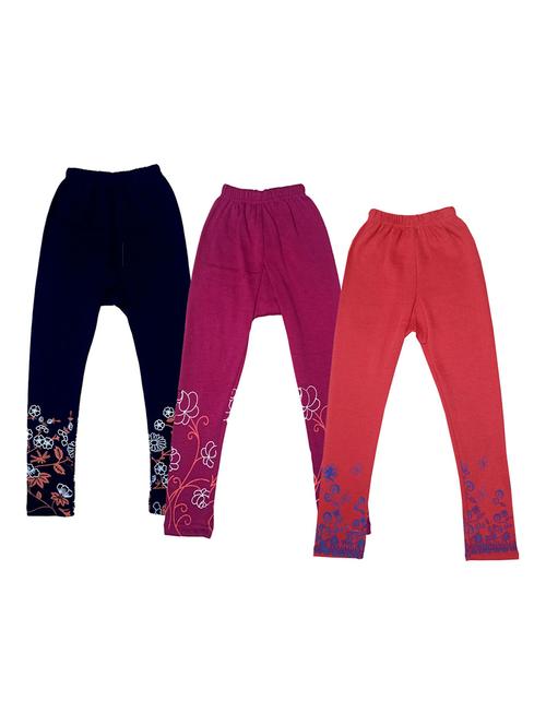 girls mid rise leggings combo - 19588937 - Very Small Image - 1