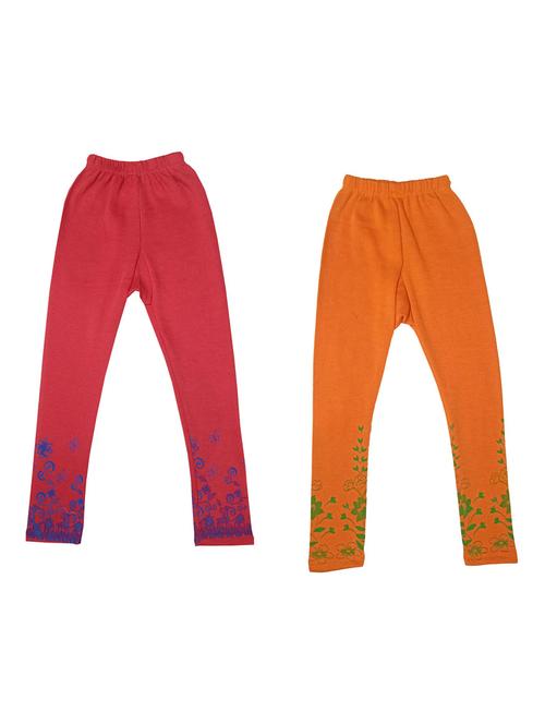 girls mid rise leggings combo - 19588949 - Very Small Image - 1
