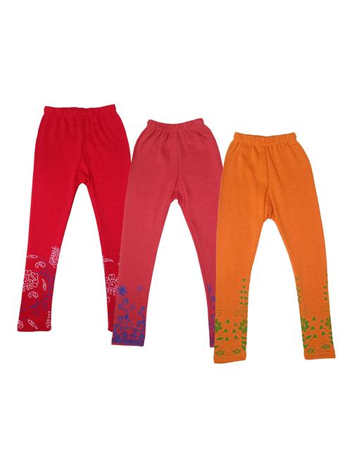 girls mid rise leggings combo - 19588951 - Very Small Image - 1