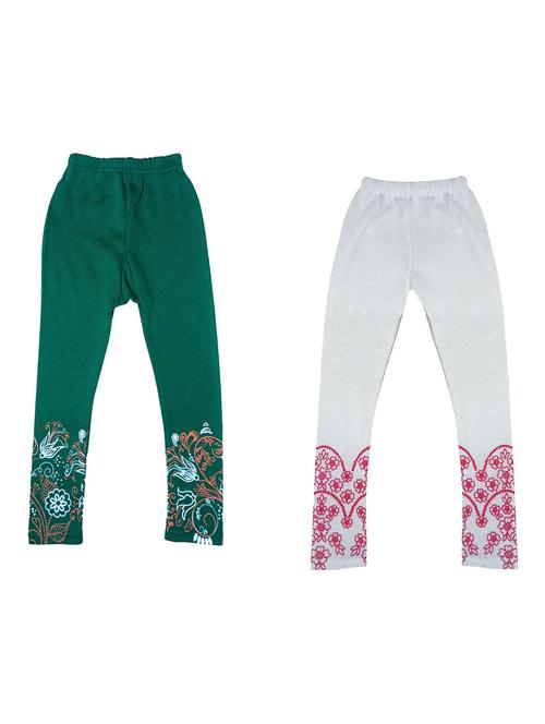 girls mid rise leggings combo - 19588961 - Very Small Image - 1