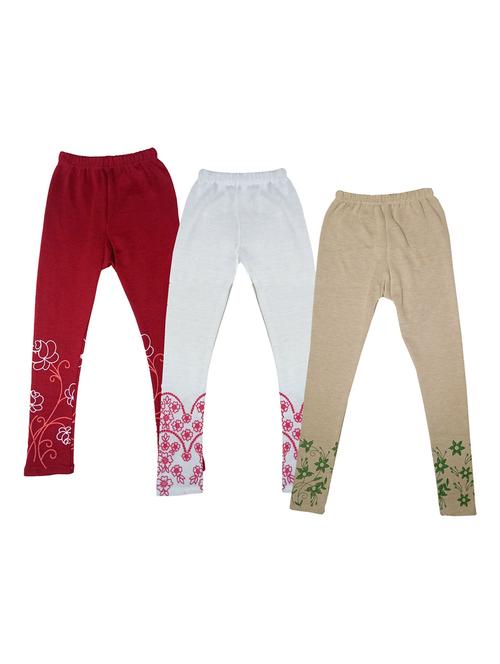 girls mid rise leggings combo - 19588994 - Very Small Image - 1