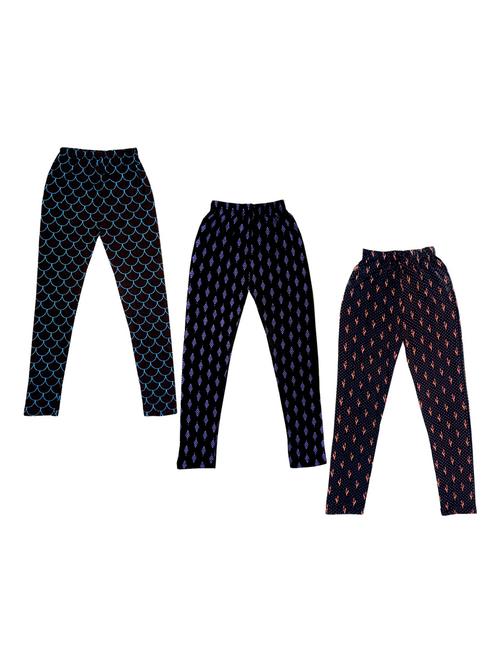 girls mid rise leggings combo - 19589012 - Very Small Image - 1