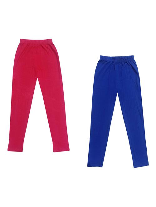 girls mid rise leggings combo - 19589020 - Very Small Image - 1