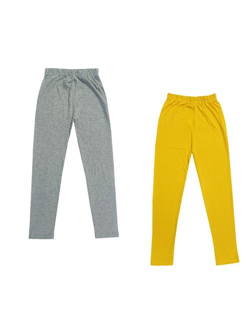 girls mid rise leggings combo - 19589041 - Very Small Image - 1