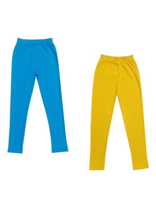 girls mid rise leggings combo - 19589045 - Very Small Image - 1