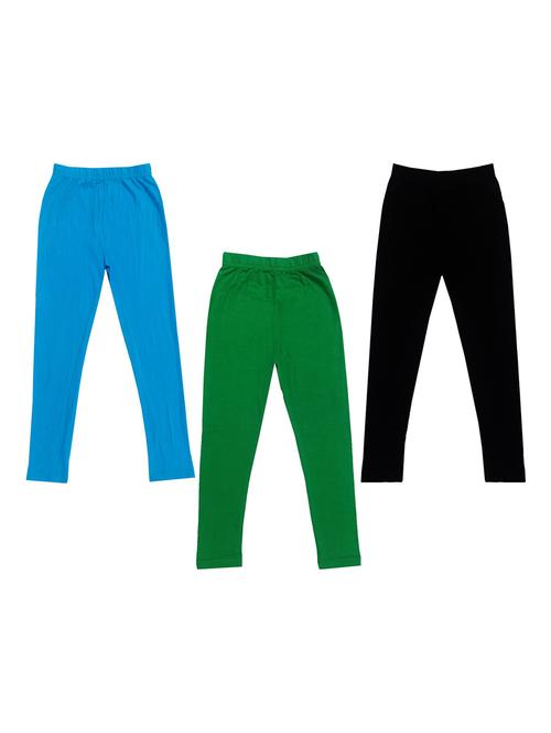 girls mid rise leggings combo - 19589087 - Very Small Image - 1