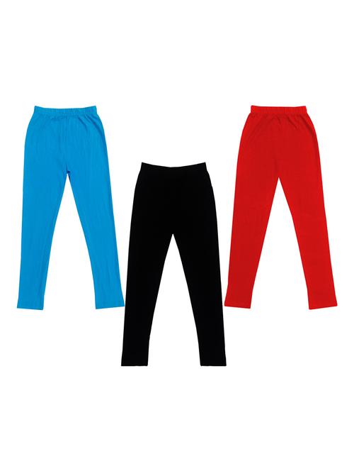 girls pack of 3 solid legging - 19589108 - Very Small Image - 1