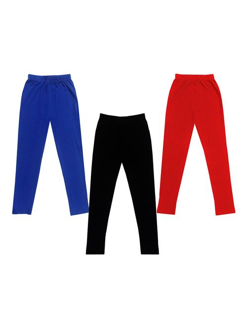 girls pack of 3 solid legging - 19589110 - Very Small Image - 1