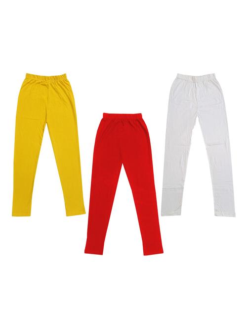 girls pack of 3 solid legging - 19589131 - Very Small Image - 1
