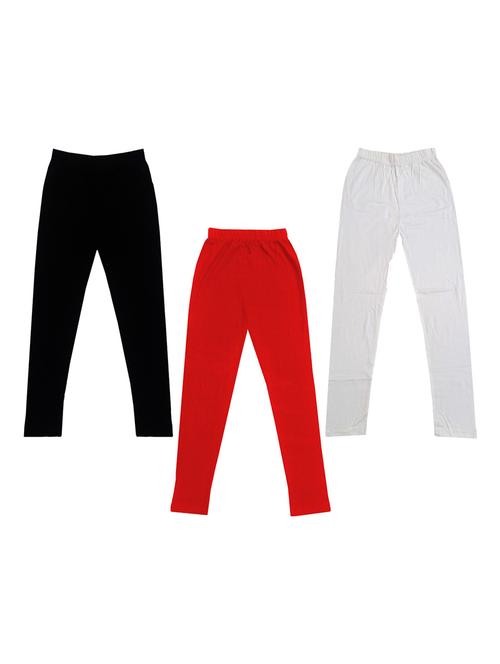 girls pack of 3 solid legging - 19589133 - Very Small Image - 1