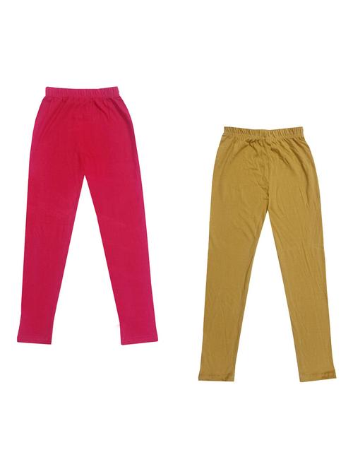 girls pack of 2 solid legging - 19589161 - Very Small Image - 1