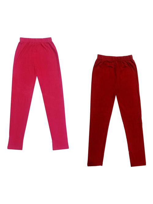 girls pack of 2 solid legging - 19589188 - Very Small Image - 1