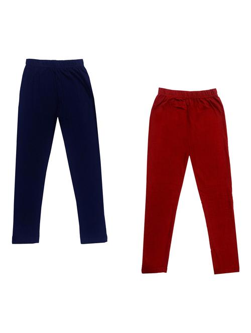 girls pack of 2 solid legging - 19589190 - Very Small Image - 1