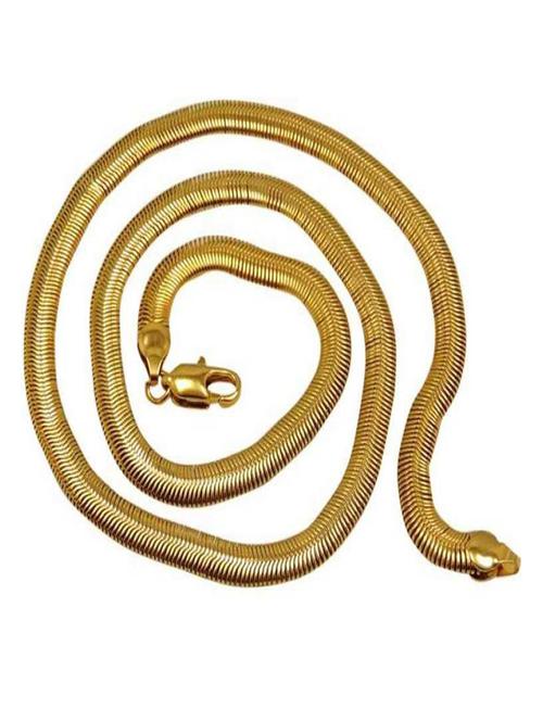 gold brass chain necklace - 19590399 - Very Small Image - 1