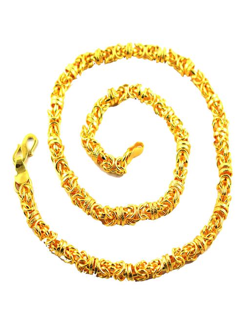 gold brass chain necklace - 19590416 - Very Small Image - 1