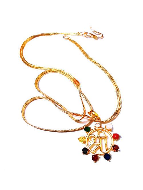 gold metal alloy pendant - 19590499 - Very Small Image - 1