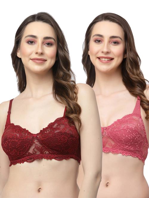 pack of 2 laced bra combo - 19590729 - Very Small Image - 1