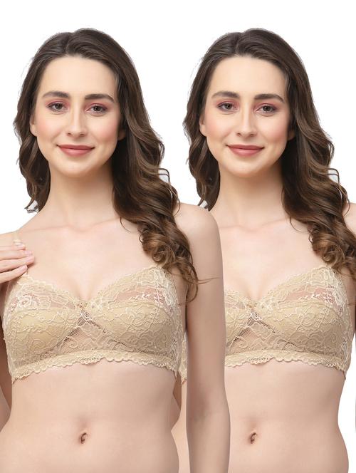 pack of 2 laced bra combo - 19590756 - Very Small Image - 1