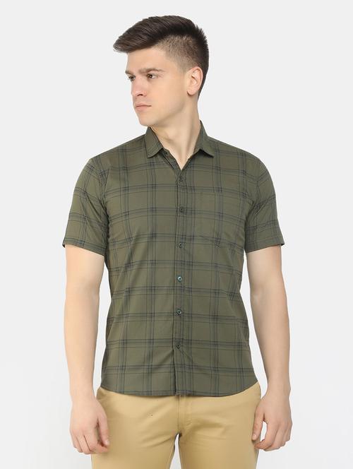mens checks casual shirt - 19591098 - Very Small Image - 1