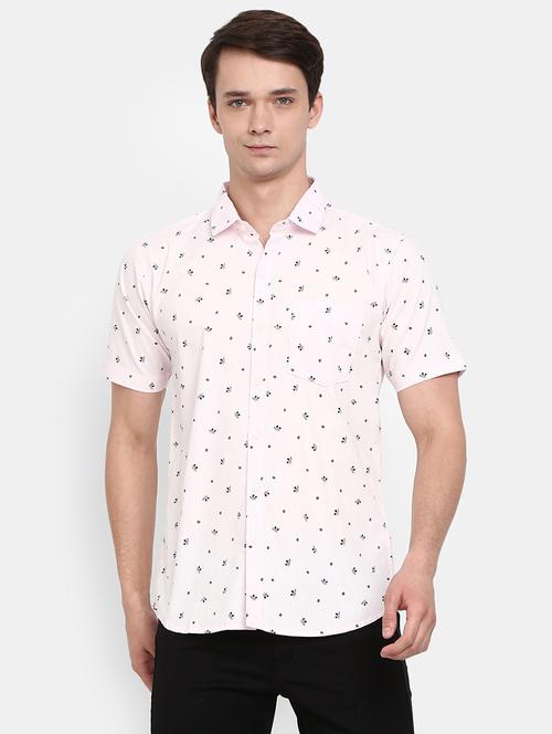 rosewater pink printed detailed casual shirt - 19591152 - Very Small Image - 1