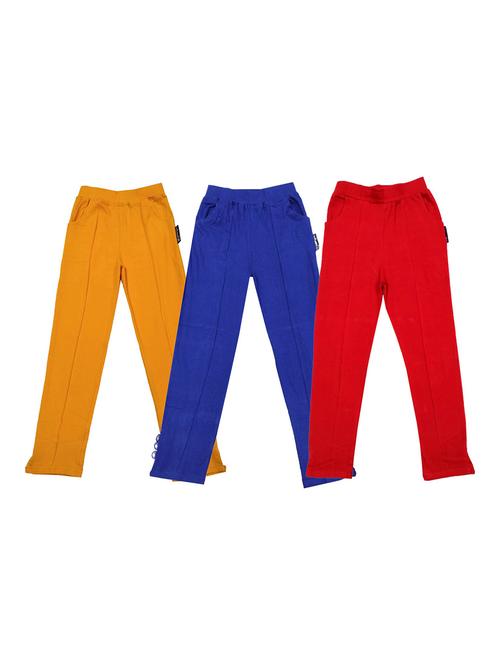 girls pack of 3 solid casual trouser - 19591249 - Very Small Image - 1