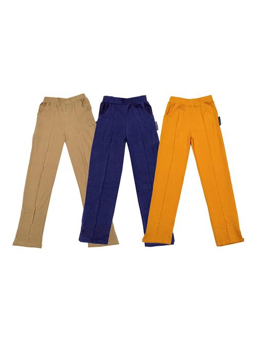 girls pack of 3 solid casual trouser - 19591267 - Very Small Image - 1