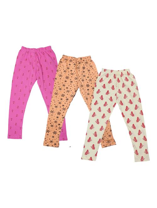 girls pack of 3 printed jogger - 19591306 - Very Small Image - 1