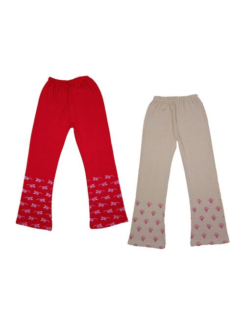 girls mid rise trousers combo - 19591474 - Very Small Image - 1