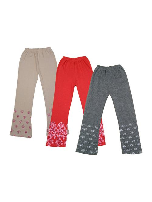 girls mid rise trousers combo - 19591512 - Very Small Image - 1