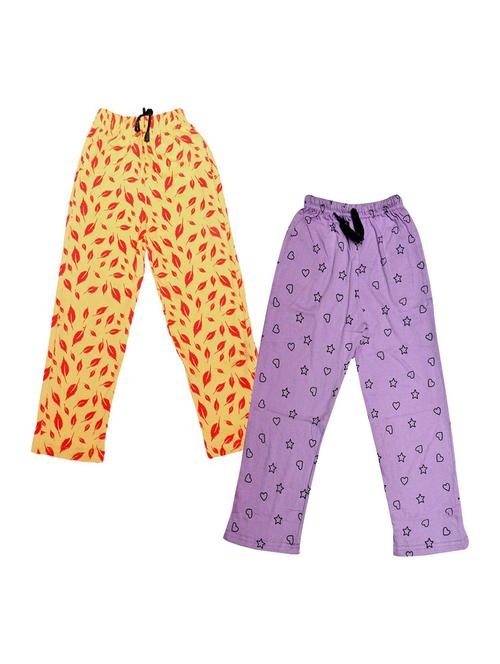 girls mid rise trousers combo - 19591565 - Very Small Image - 1