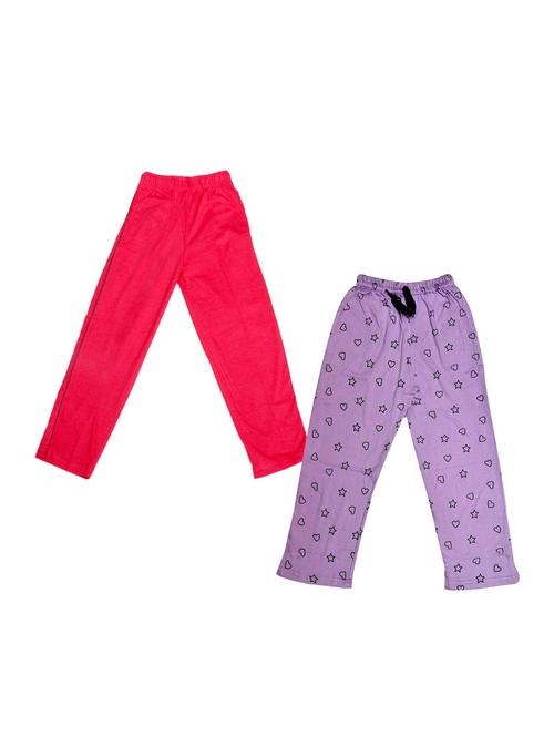 girls mid rise trousers combo - 19591573 - Very Small Image - 1
